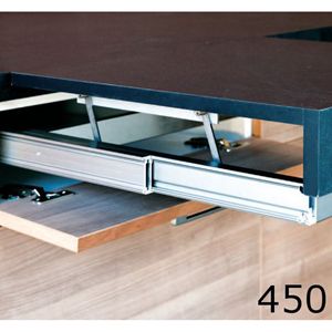 Immagine di meccanismi tavoli estraibili opla top l 450 set 1 piano c/tappi                                                                                           