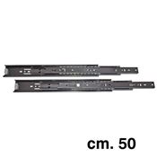 Immagine di guide kugel ne4800 s/squadre cm. 50 nero telescopiche  45 kg.                                                                                           