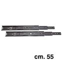 Immagine di guide kugel ne4800 s/squadre cm. 55 nero telescopiche  45 kg.                                                                                           