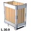 Immagine di cestelli 409 portabiancheria 30.9 p 48 arg. h 54.0 alluminio soft                                                                                           