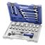 Immagine di Serie chiavi a bussola esagonale con attacco quadro 1/2" e chiavi a forchetta in valigetta (25 pezzi) Expert Facom 
