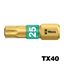 Immagine di bits torsion croce torx tx 40 mm. 25 dia stampati diamantati                                                                                           