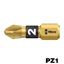 Immagine di bits torsion croce pozi bdc nr. 1 x 25 dia stampati diamantati                                                                                           