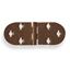 Immagine di cerniere biscotto ot bt 30 x  80 bronz. profilate                                                                                           