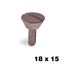 Immagine di viti emme c/taglio 18 x 15 bronz. - confezione da  250 pezzi