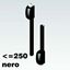 Immagine di antipanico modulo aste vertic. h <= 250 nero kit verticale 103+149                                                                                           