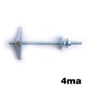Immagine di ancorine c/filetto apt  4ma x 100 foro mm. 12 - a scatto                                                                                           