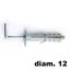 Immagine di tasselli g-fix ny mm 12 tn 263 c/gancio lungo                                                                                           