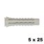 Immagine di tasselli g-fix ny rx  5 x 25 4 settori c/bordo - confezione da  200 pezzi