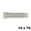 Immagine di tasselli g-fix ny rx 14 x 70 4 settori c/bordo - confezione da  20 pezzi