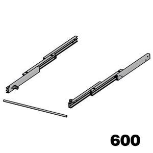 Immagine di meccanismi tavoli estraibili siesta l  600 set 1 tavolo c/tappi                                                                                           