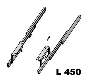 Immagine di meccanismi tavoli estraibili opla l 450 set 1 piano con tappi                                                                                           