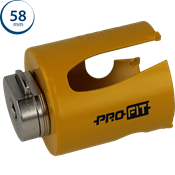 Immagine di sega a tazza Profit Click&Drill Multi Purpose diametro mm 58 per legno e inerti 