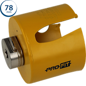 Immagine di sega a tazza Profit Click&Drill Multi Purpose diametro mm 78 per legno e inerti 