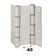 Immagine di Cerniere Bommer Code altezza 155 spessore 40