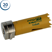 Immagine di sega a tazza Profit Click&Drill Bimetal Plus passo variabile diametro mm 20 per metallo 