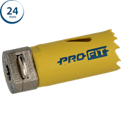Immagine di sega a tazza Profit Click&Drill Bimetal Plus passo variabile diametro mm 24 per metallo 