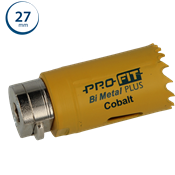 Immagine di sega a tazza Profit Click&Drill Bimetal Plus passo variabile diametro mm 27 per metallo 
