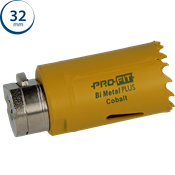 Immagine di sega a tazza Profit Click&Drill Bimetal Plus passo variabile diametro mm 32 per metallo 