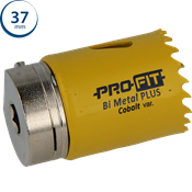 Immagine di sega a tazza Profit Click&Drill Bimetal Plus passo variabile diametro mm 37 per metallo 