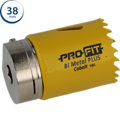 Immagine di sega a tazza Profit Click&Drill Bimetal Plus passo variabile diametro mm 38 per metallo 