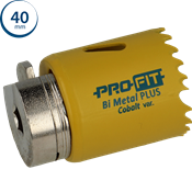Immagine di sega a tazza Profit Click&Drill Bimetal Plus passo variabile diametro mm 40 per metallo 