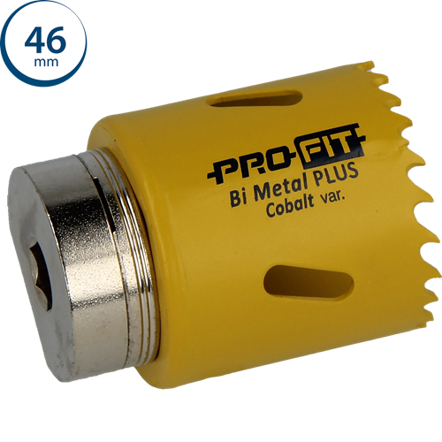Immagine di sega a tazza Profit Click&Drill Bimetal Plus passo variabile diametro mm 46 per metallo 