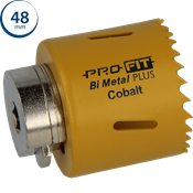 Immagine di sega a tazza Profit Click&Drill Bimetal Plus passo variabile diametro mm 48 per metallo 