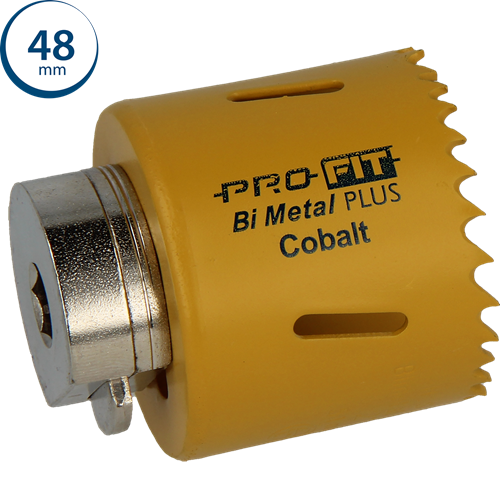 Immagine di sega a tazza Profit Click&Drill Bimetal Plus passo variabile diametro mm 48 per metallo 