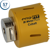 Immagine di sega a tazza Profit Click&Drill Bimetal Plus passo variabile diametro mm 57 per metallo 