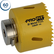 Immagine di sega a tazza Profit Click&Drill Bimetal Plus passo variabile diametro mm 60 per metallo 