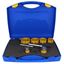 Immagine di serie 6 seghe a tazza Profit Click&Drill Bimetal Plus passo variabile diametri da mm 25 a mm 68 con 2 punte di centraggio 