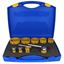 Immagine di serie 9 seghe a tazza Profit Click&Drill Bimetal Plus passo variabile diametri da mm 19 a mm 76 con 2 punte di centraggio 
