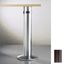 Immagine di gambe 320 mm. 120 metallo cm. 68/87 nero allungabile c/base d.300 mm.                                                                                           