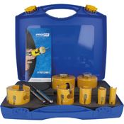 Immagine di serie 7 seghe a tazza Profit Click&Drill Multipurpose D diametri da mm 20 a mm 86 con punta di centraggio 
