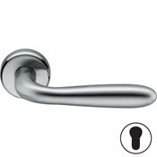 Immagine di maniglie robot rosetta yale cromo satinato                                                                                            