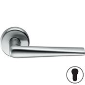 Immagine di maniglie robotre rosetta yale cromo satinato cromall                                                                                           