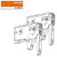 Immagine di Base forza Aventos HK Top Tip-On con viti euro