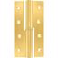 Immagine di cerniere mill libro piane ot 120x75 dx oro l. ottone c/cuscinetto push sx                                                                                           