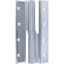 Immagine di cerniere mill libro zancate ot 120x60 sx cromo ottone c/cuscinetto push dx                                                                                           