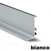 Immagine di gole orizzontali superiori cm. 410 bianco maniglie gola profil. h56.5                                                                                           