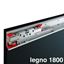 Immagine di Kit Magic 2 con binario invisibile per porta scorrevole in legno larghezza fino a 180 cm 