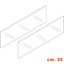 Immagine di sovrasponde legrabox 780 free p 35 vetro trasp set 1 cassetto                                                                                           