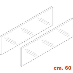 Immagine di sovrasponde legrabox 780 free p 60 vetro trasp set 1 cassetto                                                                                           