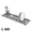 Immagine di colapiatti modular uno cm. 46 inox 18/8 c/bacinella                                                                                           
