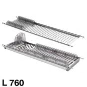 Immagine di colapiatti modular due cm. 76 inox 18/8 2 piani c/bacinella                                                                                           
