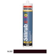 Immagine di silicone neutro color ml. 300 ral 3007 silirub rosso nerastro                                                                                           