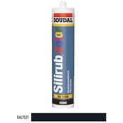 Immagine di silicone neutro color ml. 300 ral 7021 silirub grigio nerastro                                                                                           