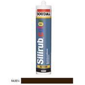 Immagine di silicone neutro color ml. 300 ral 8014 silirub marrone seppia                                                                                           