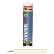 Immagine di silicone neutro color ml. 300 ral 9001 silirub bianco crema                                                                                           